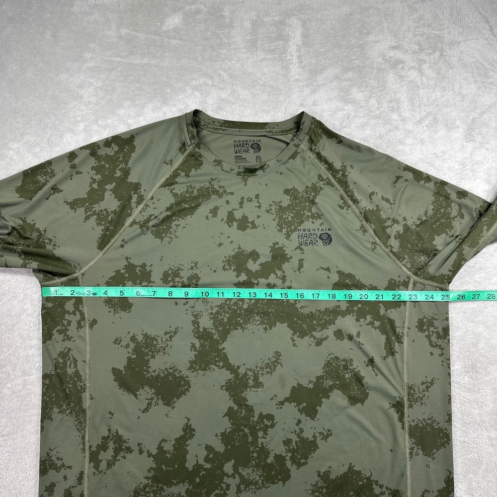 Mountain Hardwear Wicked Tech Shirt Mens XL Green Camo Long Sleeve Performance - Picture 5 of 9